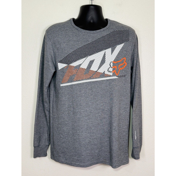 Fox Racing Mens Long Sleeve Thermal Shirt Motocross Grunge Streetwear, M - Picture 2 of 5